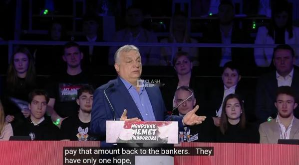 匈牙利总理欧尔班今天（北京时间2月22日）表示：“他们希望在乌克兰领土上击败俄罗