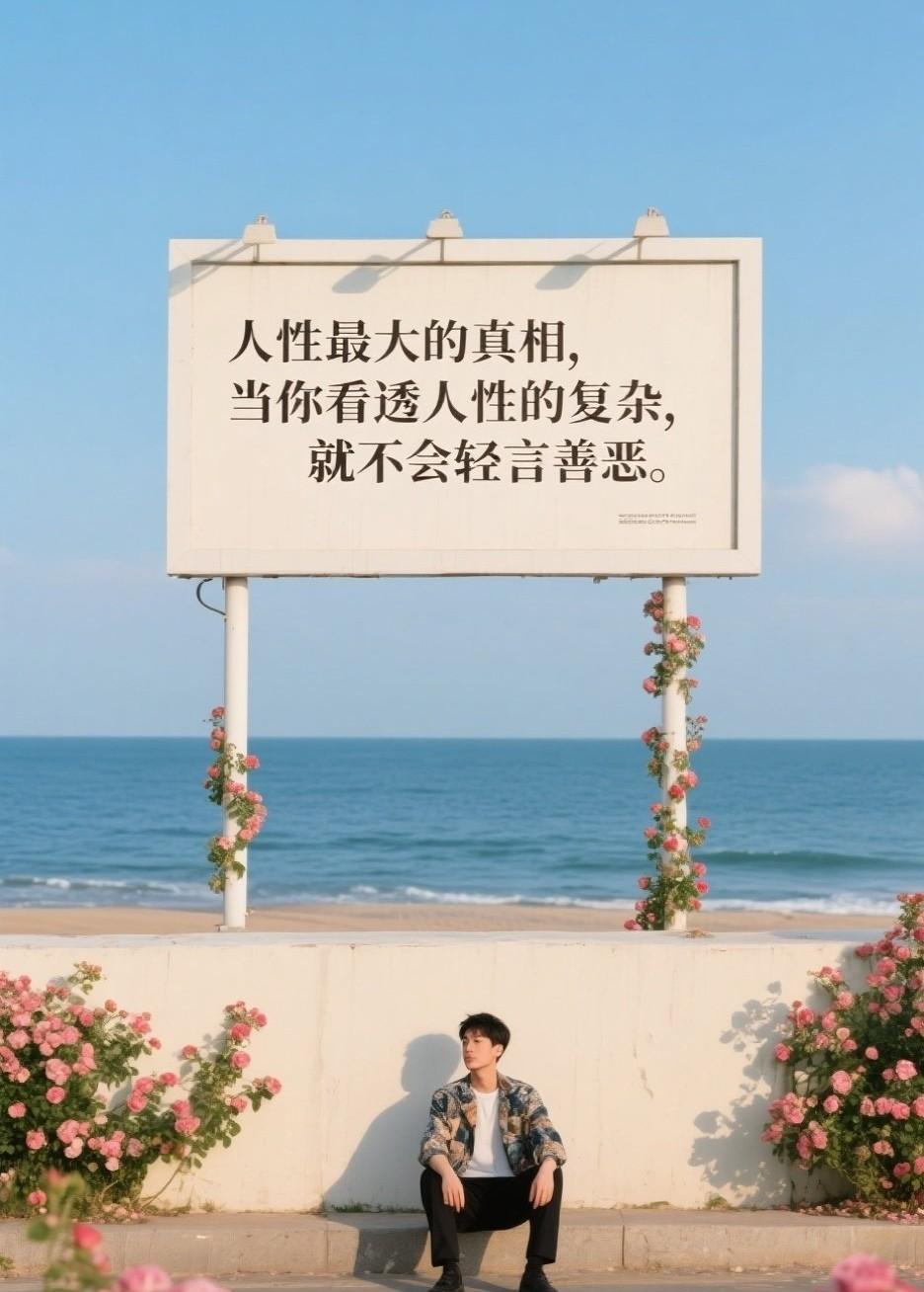 人性最大的真相，当你看过人性的复杂，就不会轻言善恶。我们总喜欢用“好人”或“坏