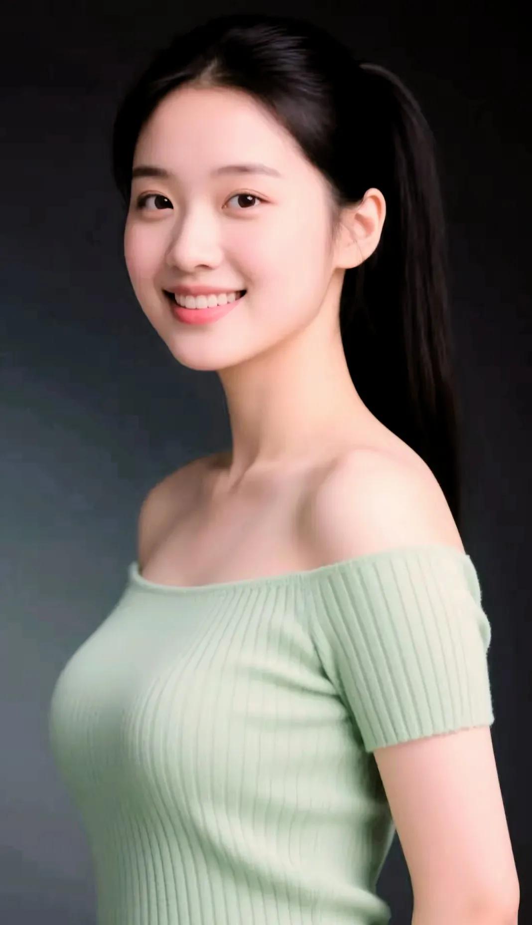 笑容甜美