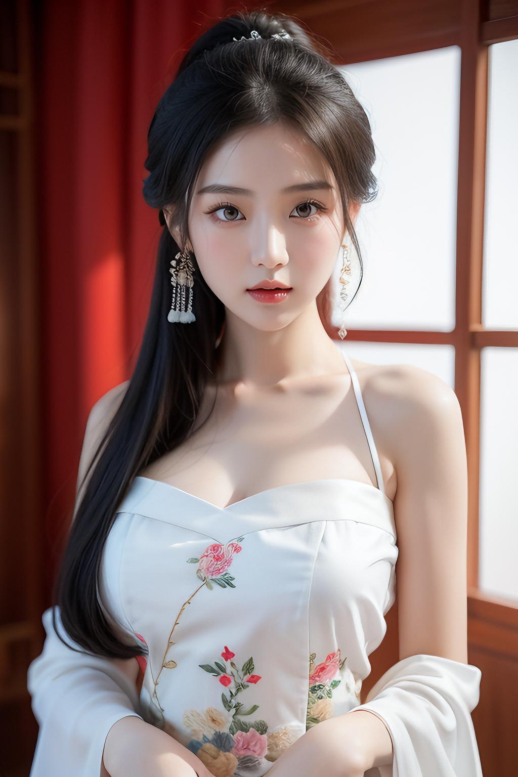 原创 古风美人 汉服 美图分享 清纯甜美