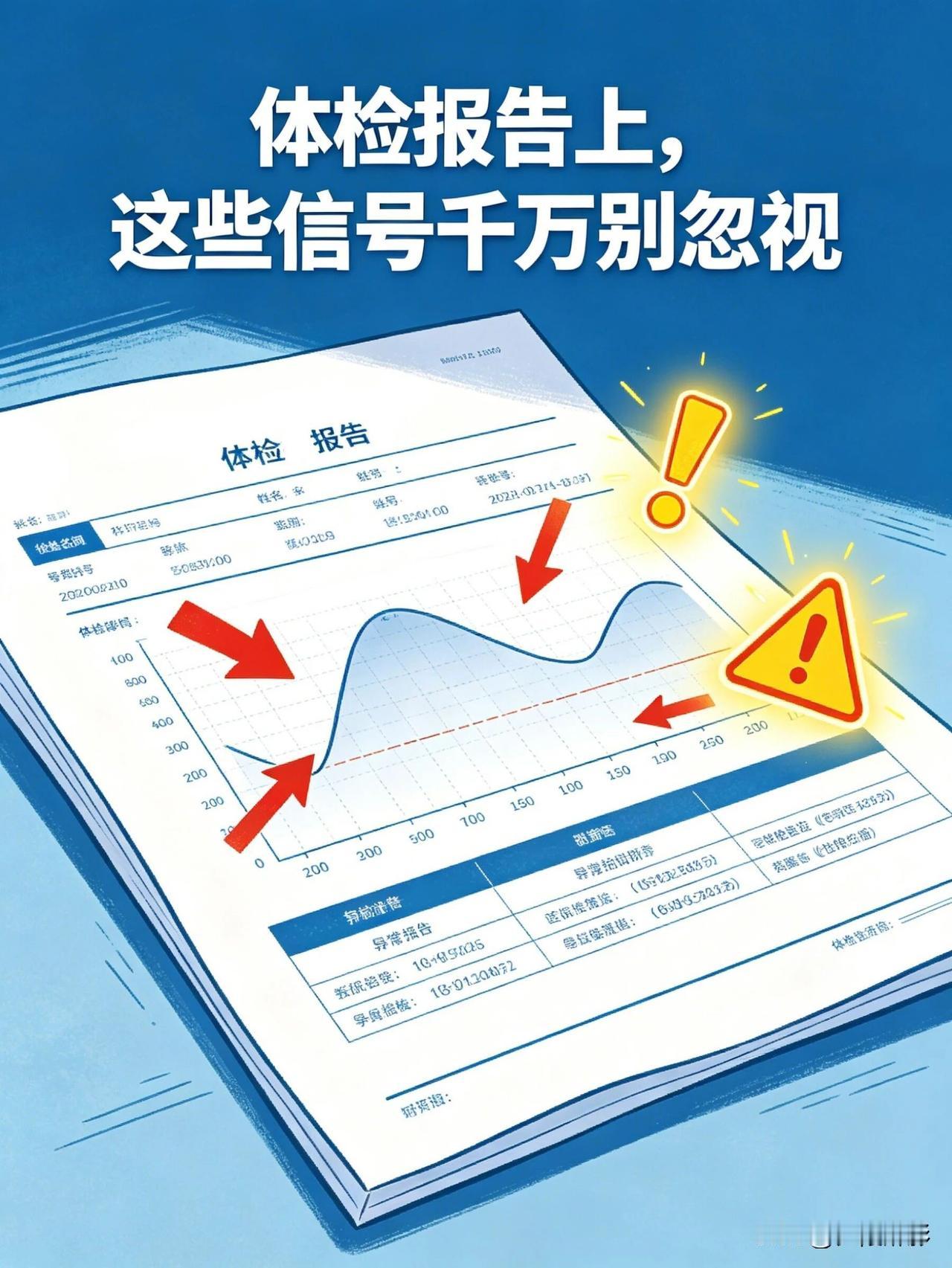 很多人体检拿到报告单，看不到异常箭头就直接收起来，殊不知不少身体隐患早期毫无痛感