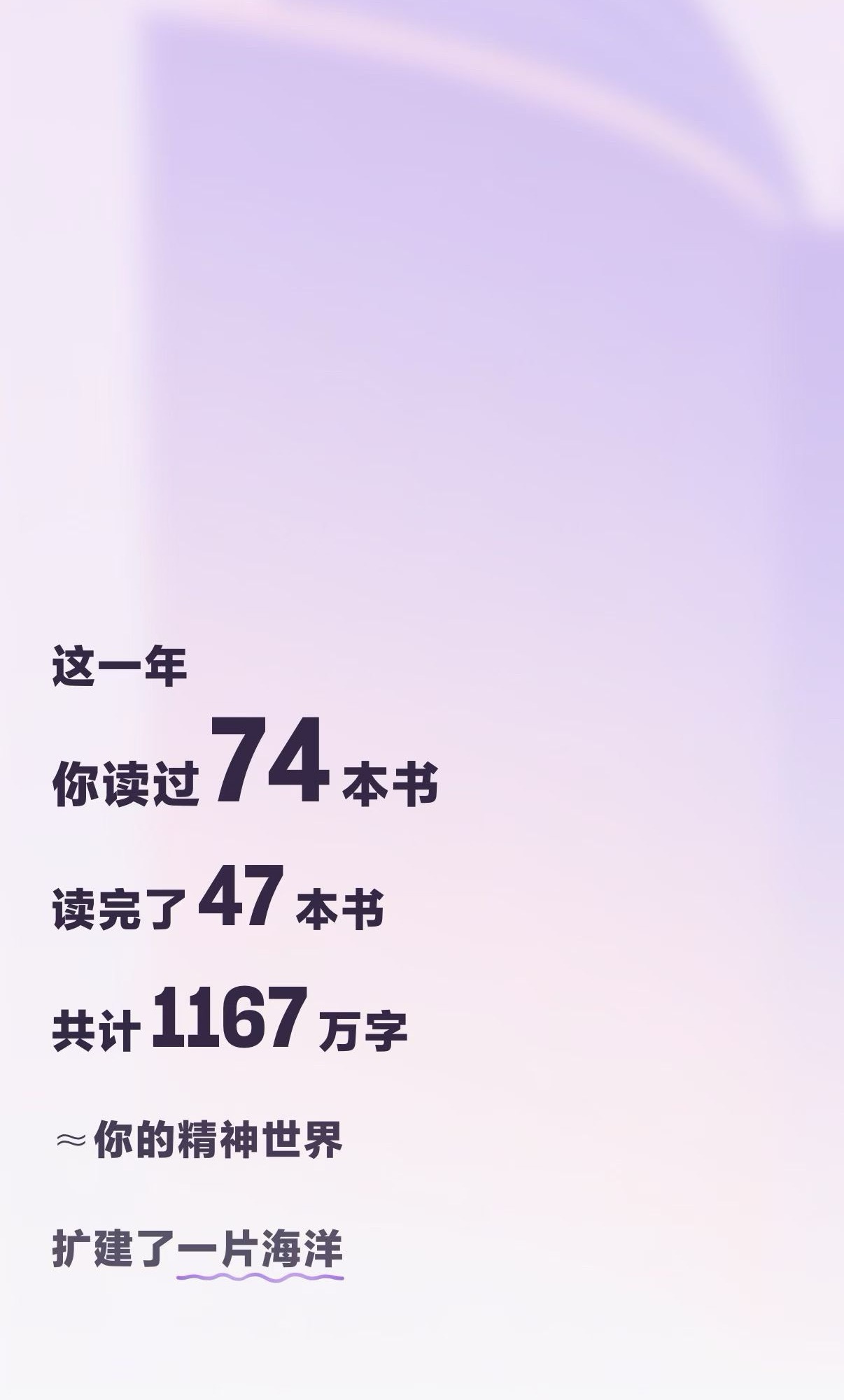 明年继续，拓宽生命的宽度，一读书，二旅游，三经历