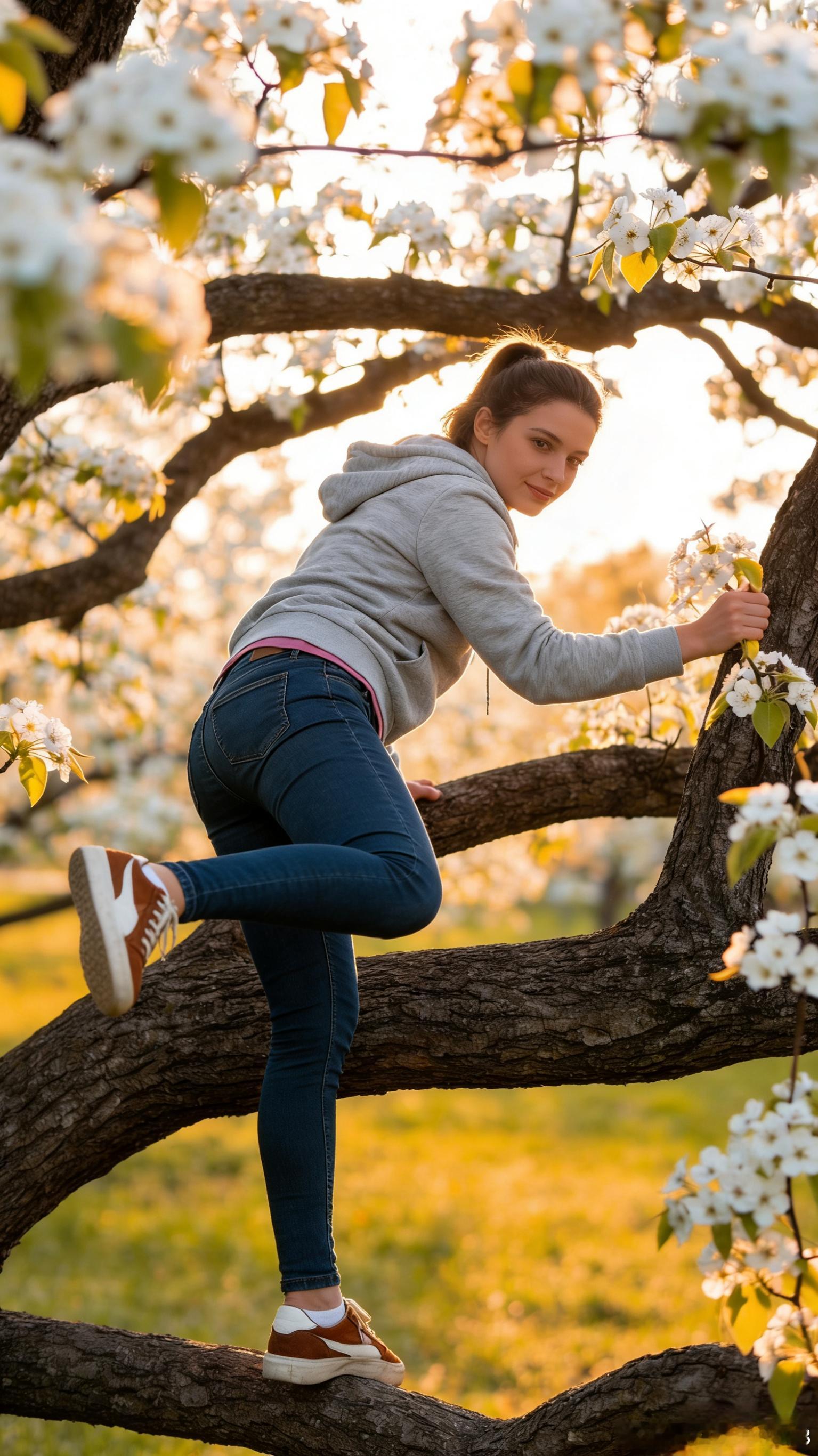 春天的浪漫是花花给的美女热门美女春天已来临出门去赏花