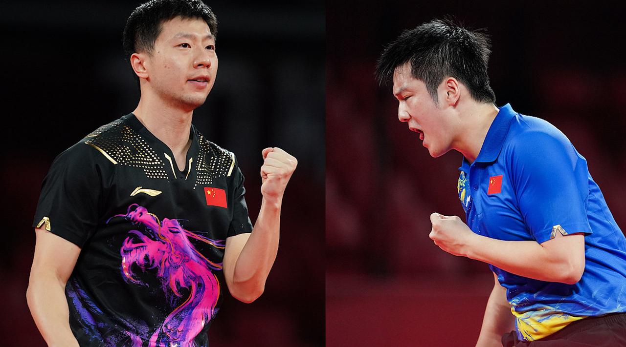 乒乓球横拍打法的20个世界第一：1、世界第一综合实力—马龙2、第一位大满贯