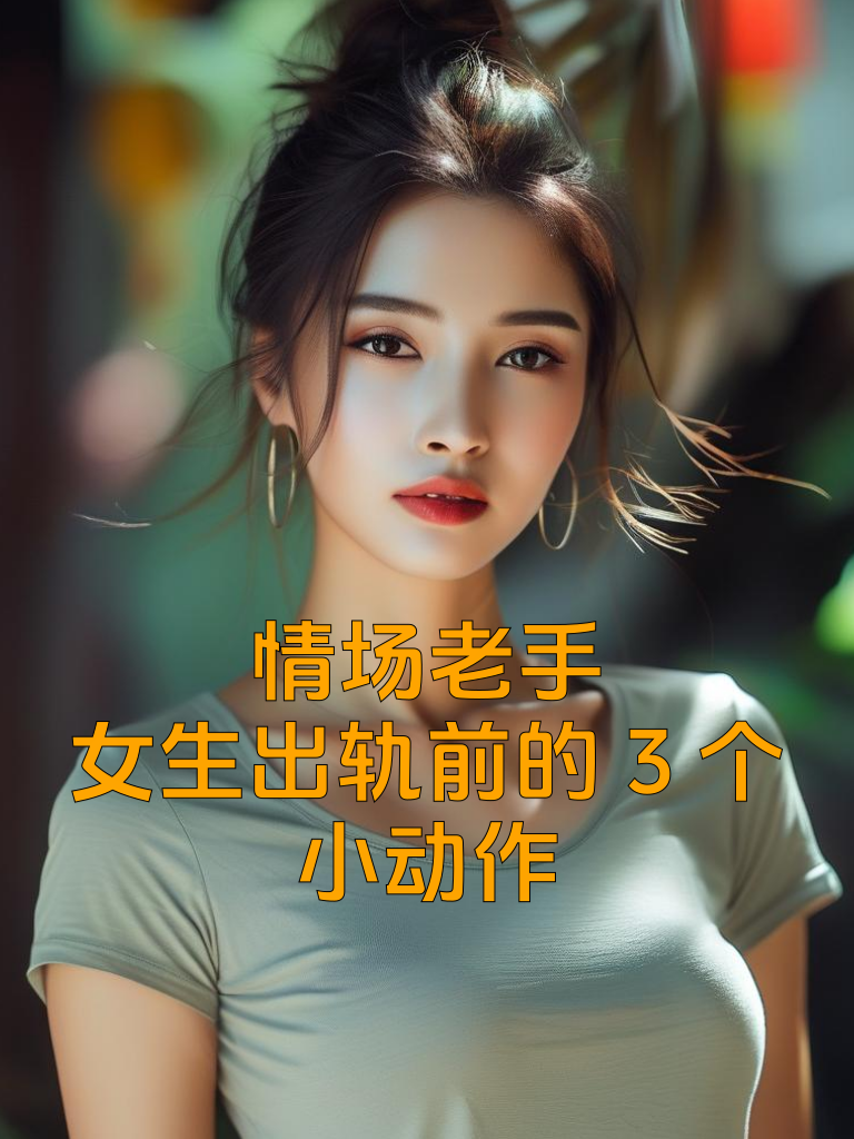 情场老手：女生出轨前的3个小动作