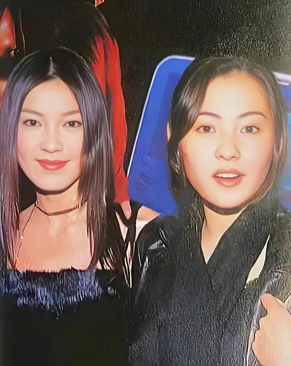 张柏芝和林熙蕾真的很奇妙，就是单看张柏芝就是绝世大美女，但她一旦和林熙蕾同款合影