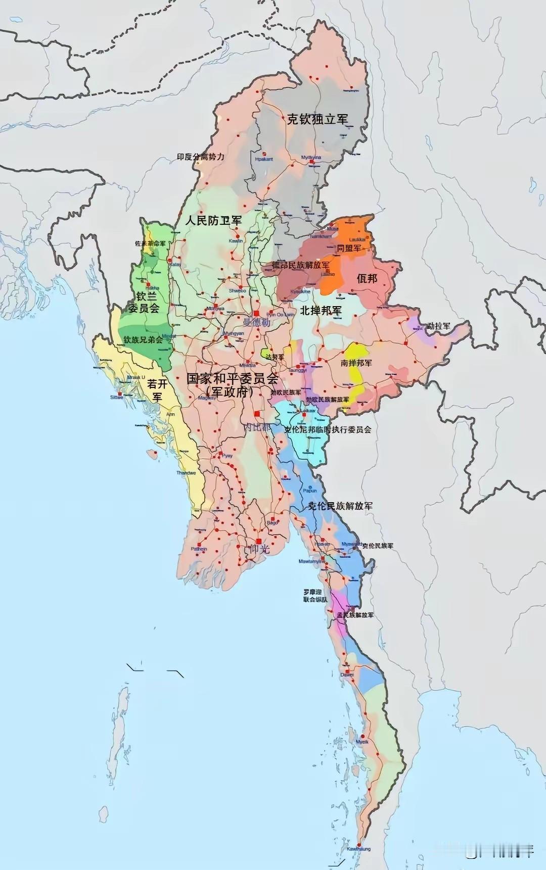 缅甸国土面积66万平方公里，相当于我国塔克拉玛干沙漠总面积，是东南亚地区面积第二