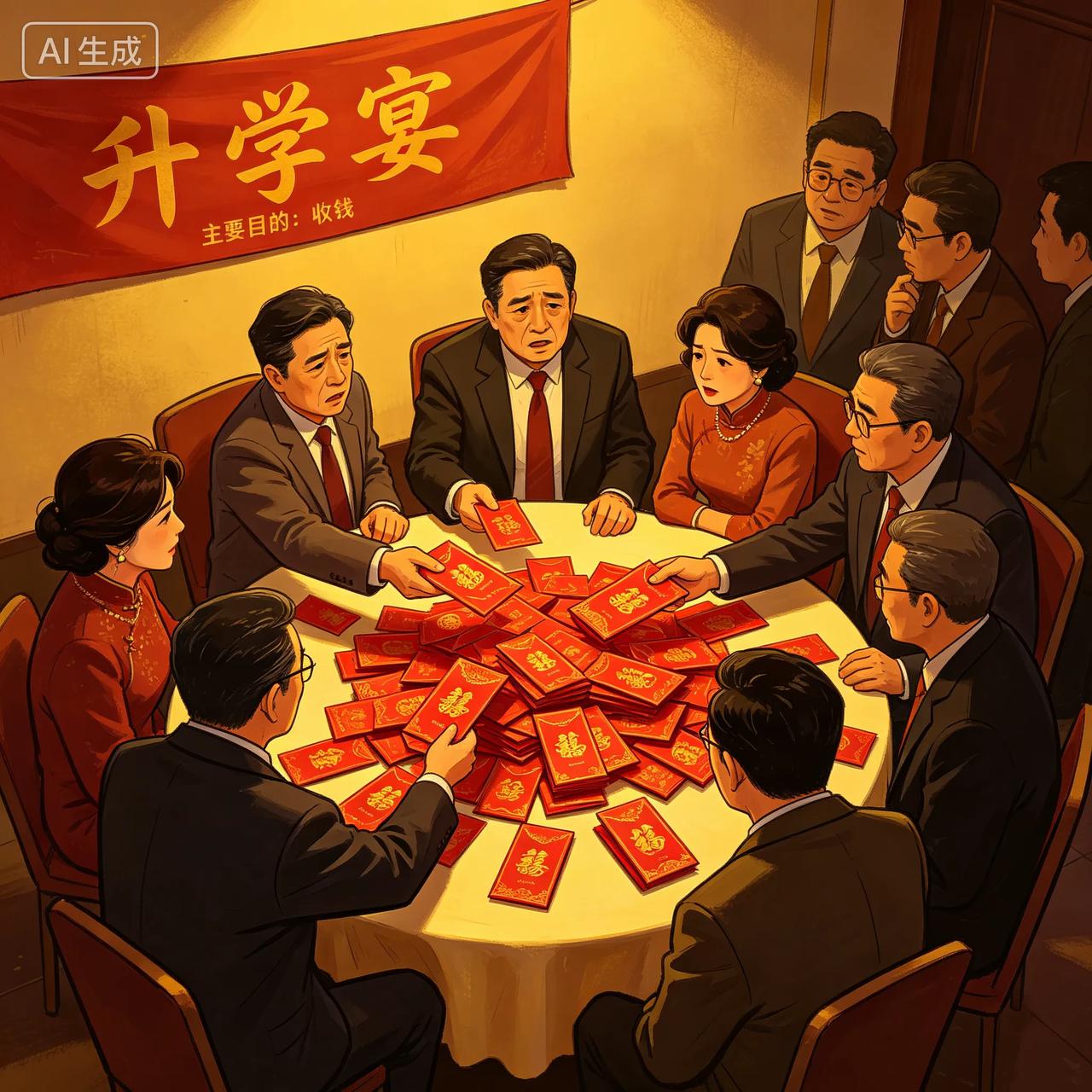 今年的升学宴，我参加了4家，随礼都是600以上！虽然没有一个好大学，但是哪一家的