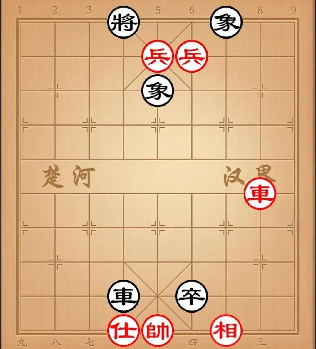 “你两个车没用，这个棋你输了，”黑方老者兴高采烈，得意洋洋的说道。我想了想，黑