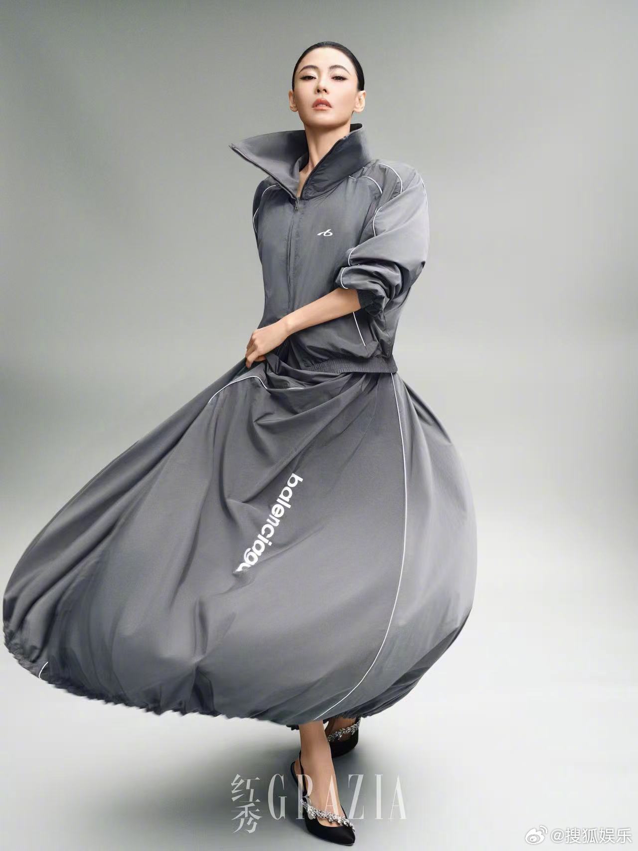 张柏芝红秀四月刊封面张柏芝红秀封面红秀Grazia四月刊张柏芝双封面解锁：一边