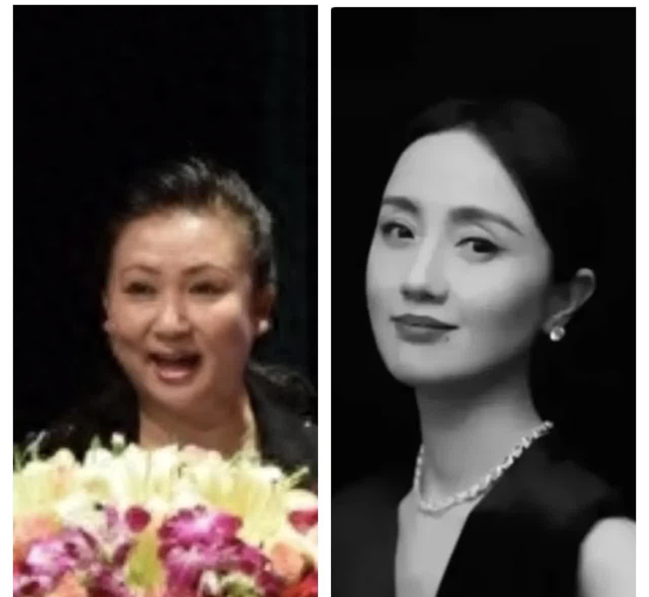 右边朱媛媛，左边陈丽云；都是国家一级演员右边让人称赞，左边让人厌恶；