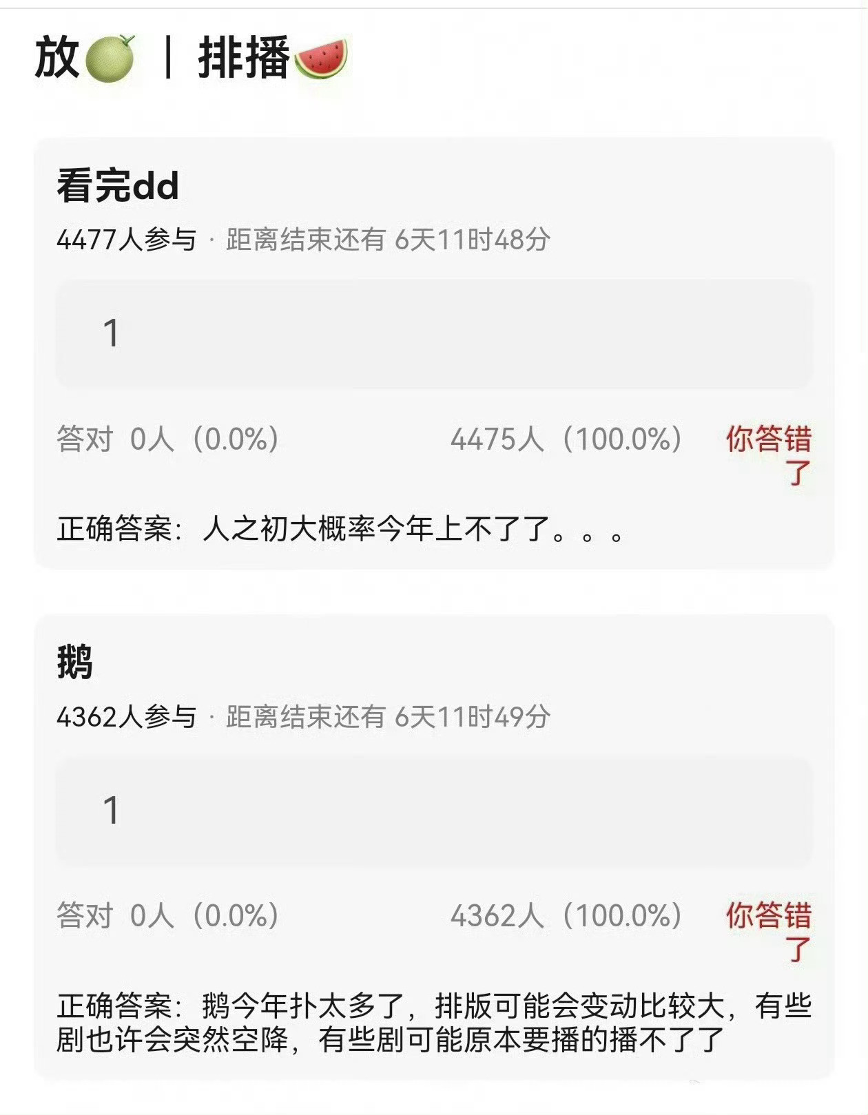 鹅，我怕辣这部也在鹅的期待名单[doge]​​​