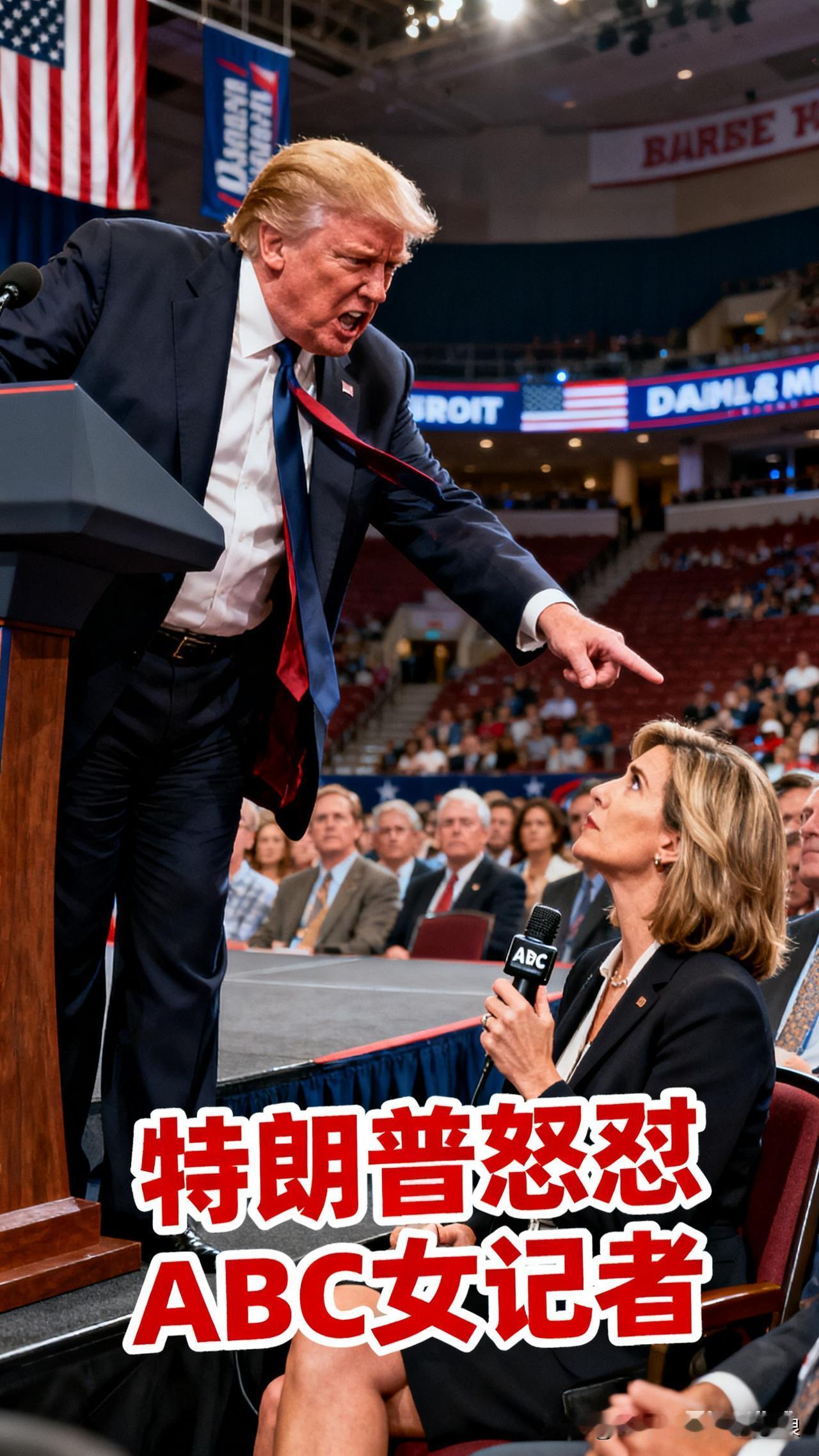 特朗普当场炸毛！怒怼ABC女记者，扬言要吊销媒体执照这事儿太劲爆！当地时间