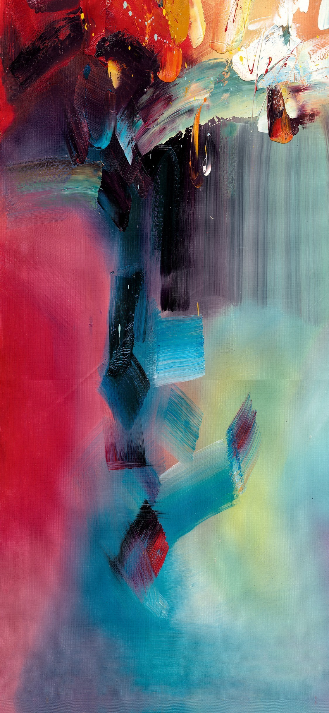 偷偷发组颜料壁纸