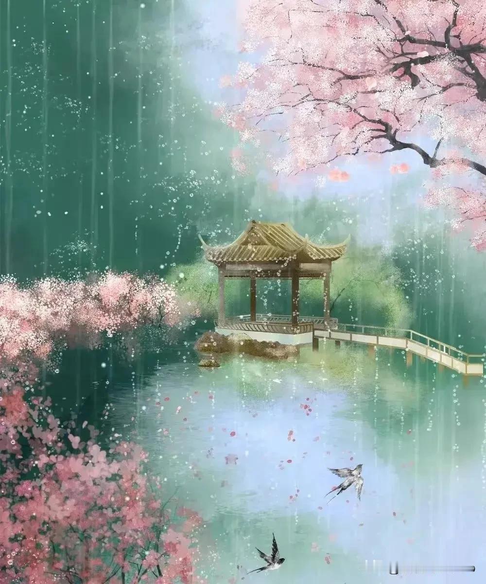 上联：桥下有水水追水，下联：路边开花花笑花。横批：风光无限[吐舌头眯眼睛笑]