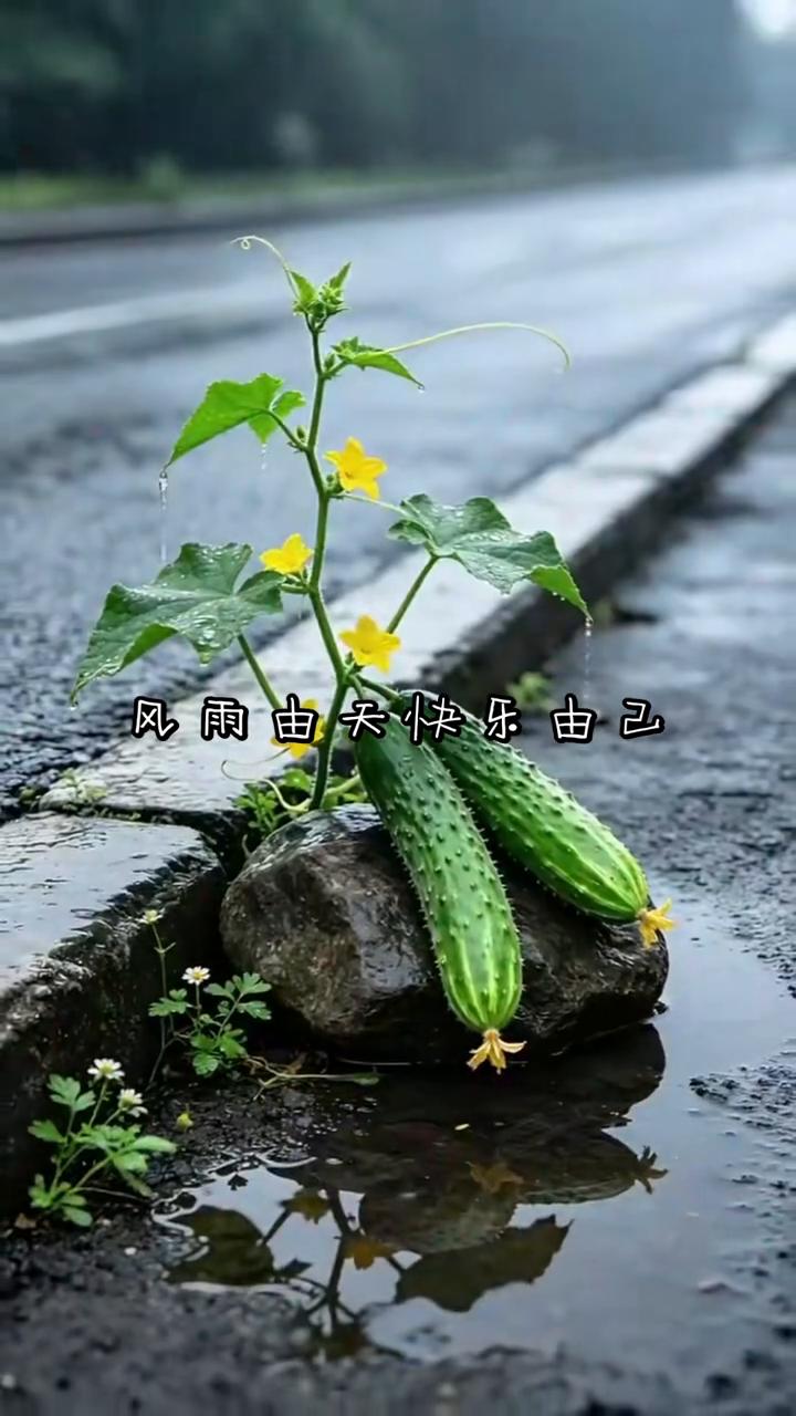 风雨由天，快乐由己。