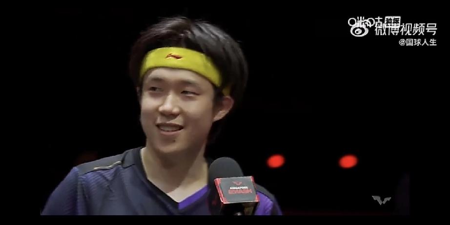 夺冠后的王楚钦🇨🇳说此时心情很舒畅[赞][笑着哭]！哈哈哈，王楚钦还说，漫长