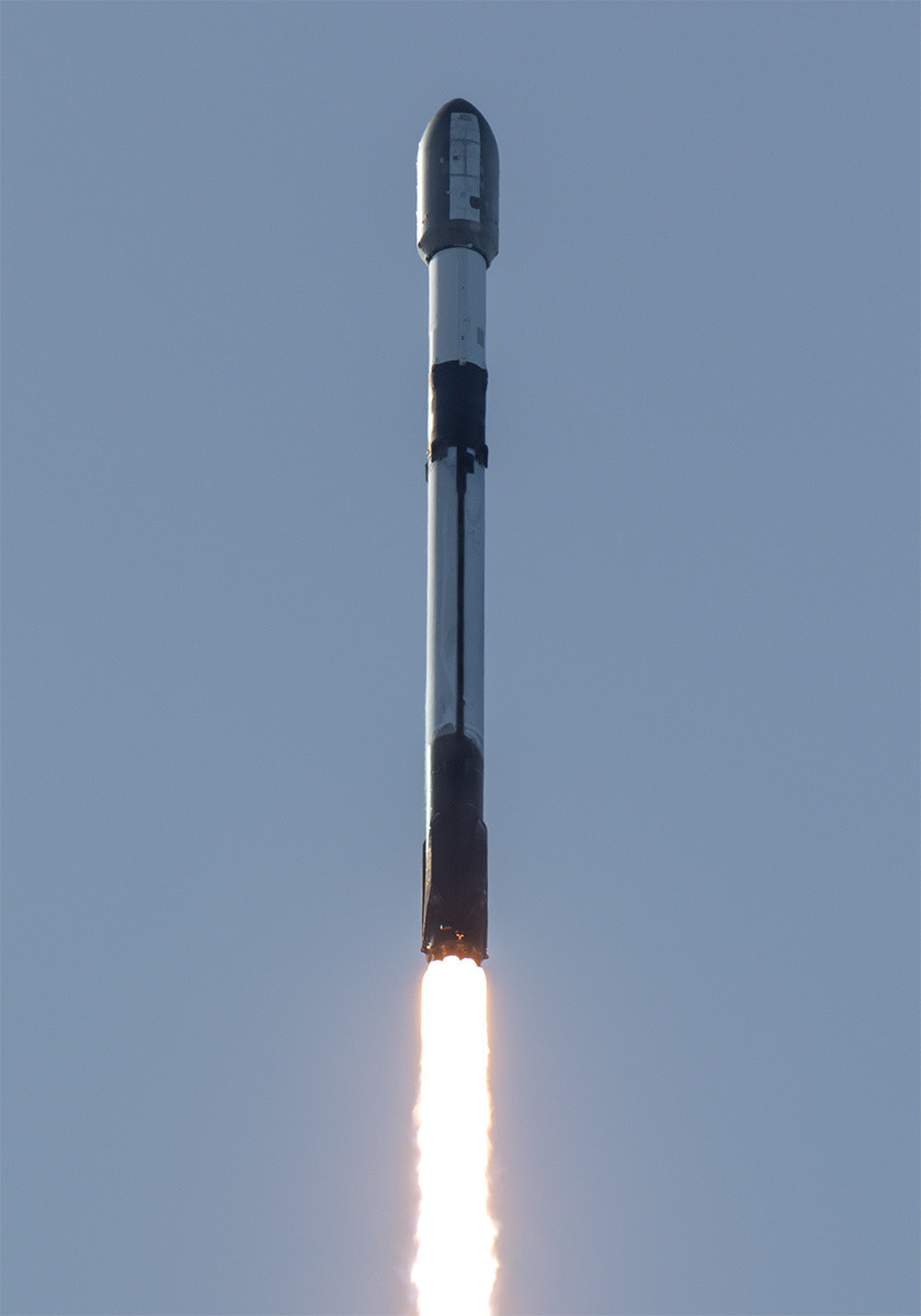 今天01:53，SpaceX在范登堡太空军基地SLC-4E，使用Falcon9