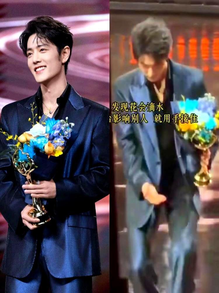 他那个微博之夜的弯腰，比他身上那件高定西装，值钱多了。座位被动了手脚，他索