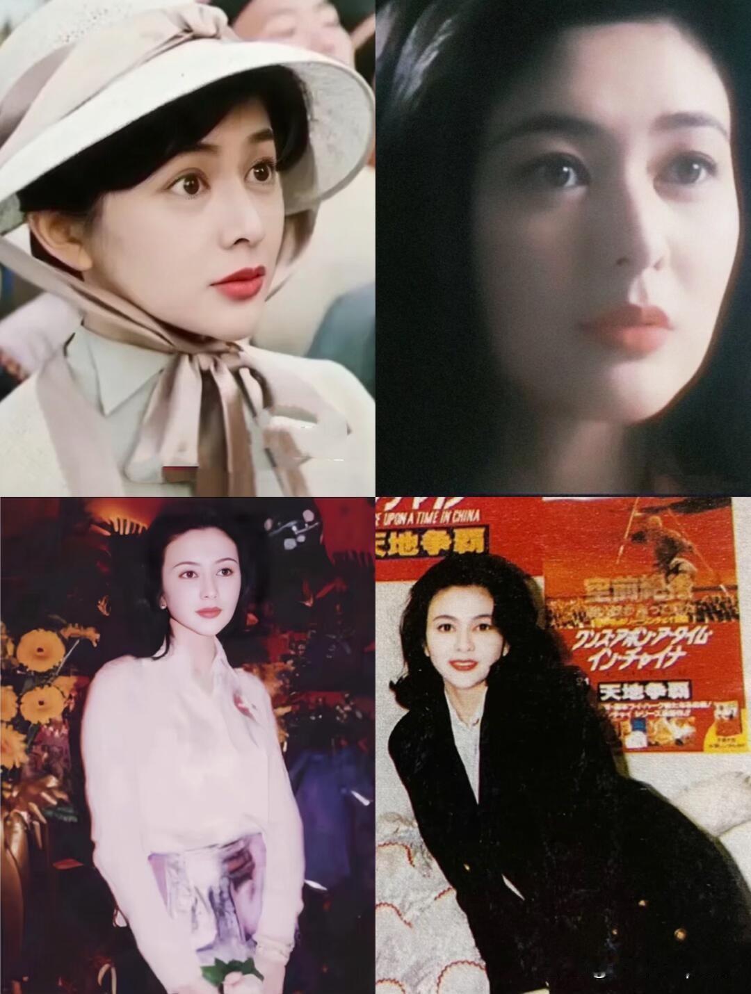 关之琳应该是初代猫系美人天花板了吧！那双琉璃似的眼睛，带点慵懒又藏着小钩子，看