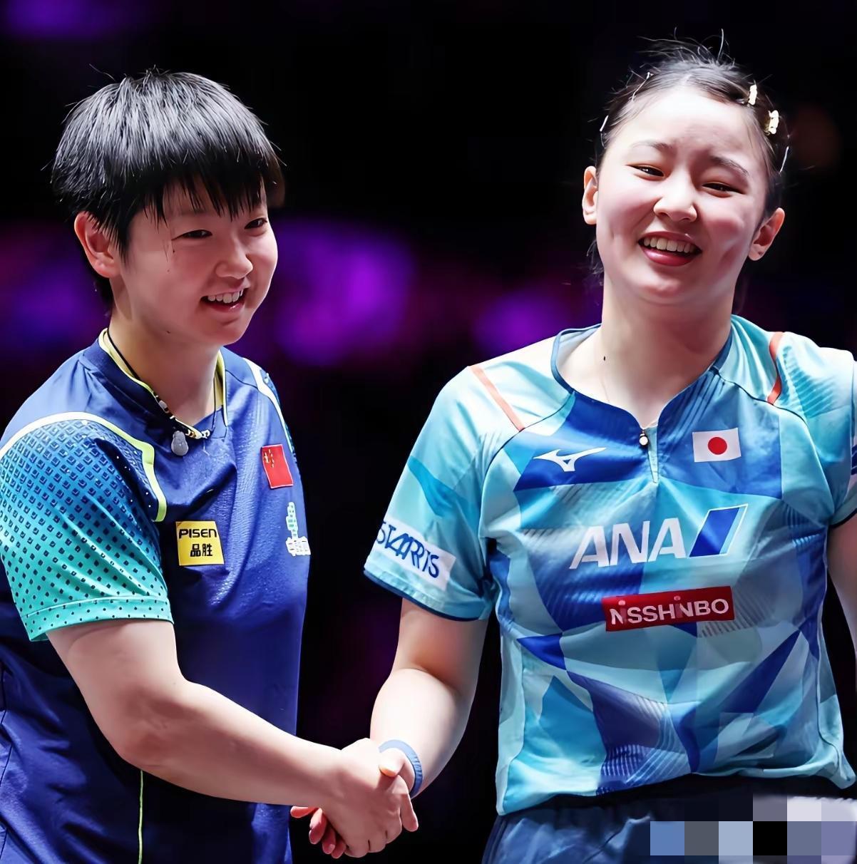 张本美和能否夺得亚运会女单冠军……？首先，国乒主力王曼昱，孙颖莎都是以逸待劳