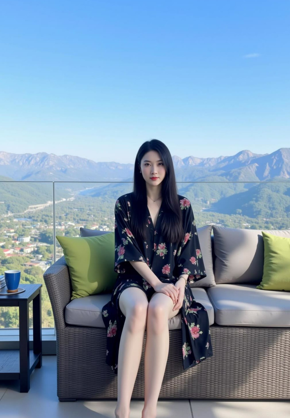 长腿美脚美女！