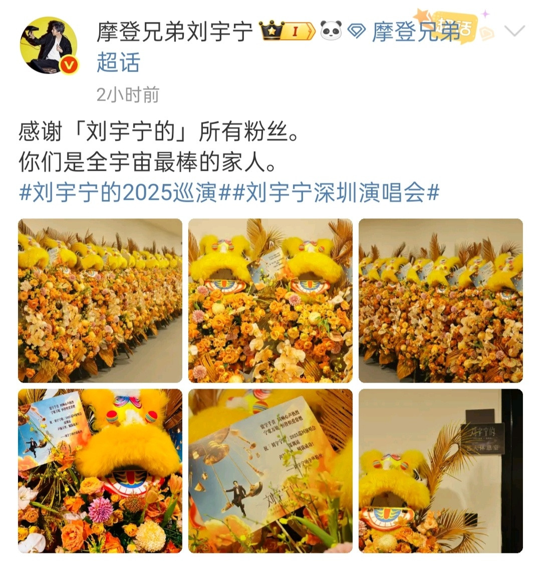 刘宇宁一张张拍过去一张张整理一条条想文案一条条发~~十条「刘宇宁的」2025巡演
