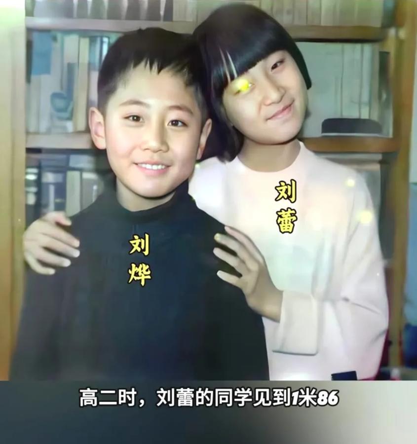 刘烨这全家福整得挺有意思，小时候照片里他爹是长影厂灯光师，他妈工会领导，典型文艺
