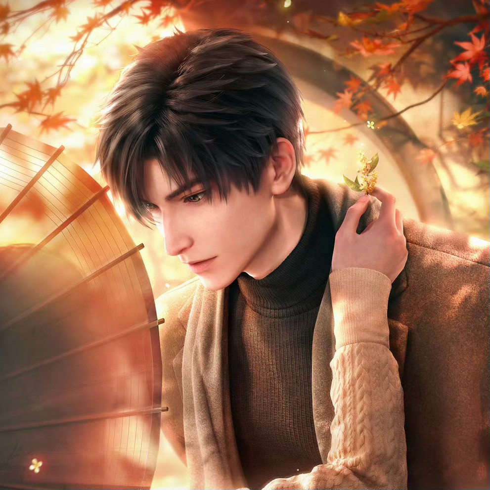 和黎深学长一起看枫叶🍁​​​