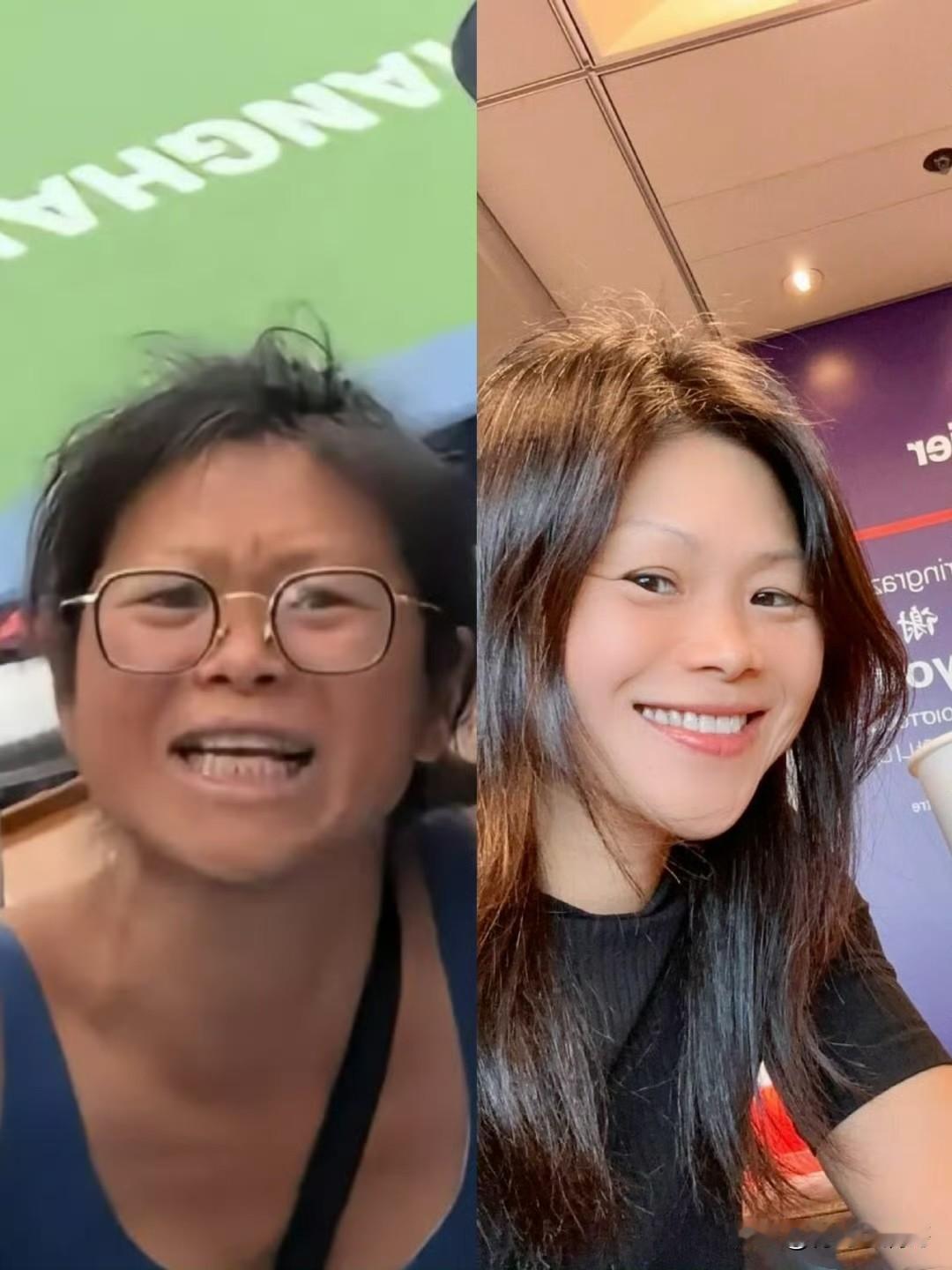 “护照姐”庐山真面目！！！上海大师赛被拖出现场的女人出名了！最近，上海大师赛