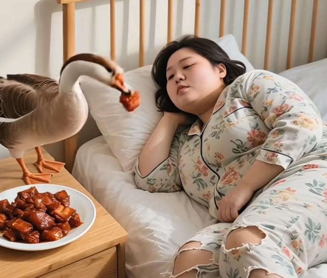 如今这宠物养的，不仅开心，而且还能享受宠物给主人喂食！我说如今这些养宠物之人那