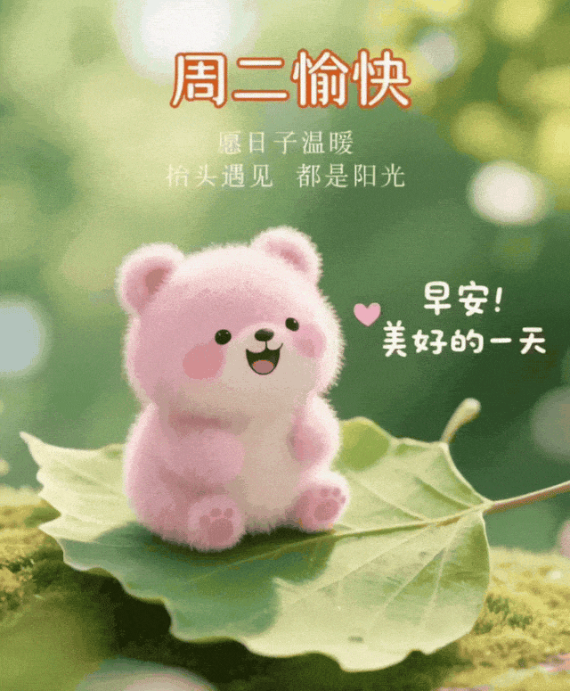 清晨迎着轻柔微风，放下过往遗憾，不用畏惧前路难处，所有坚持都会有收获，愿您三餐安