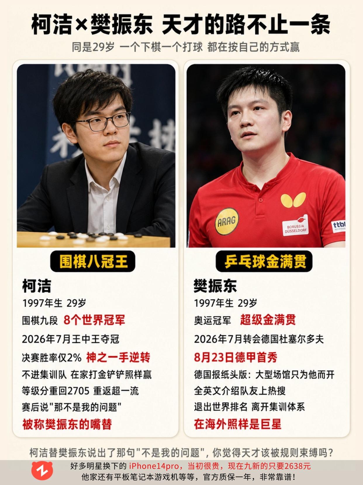 两位天才都在用自己的方式赢。