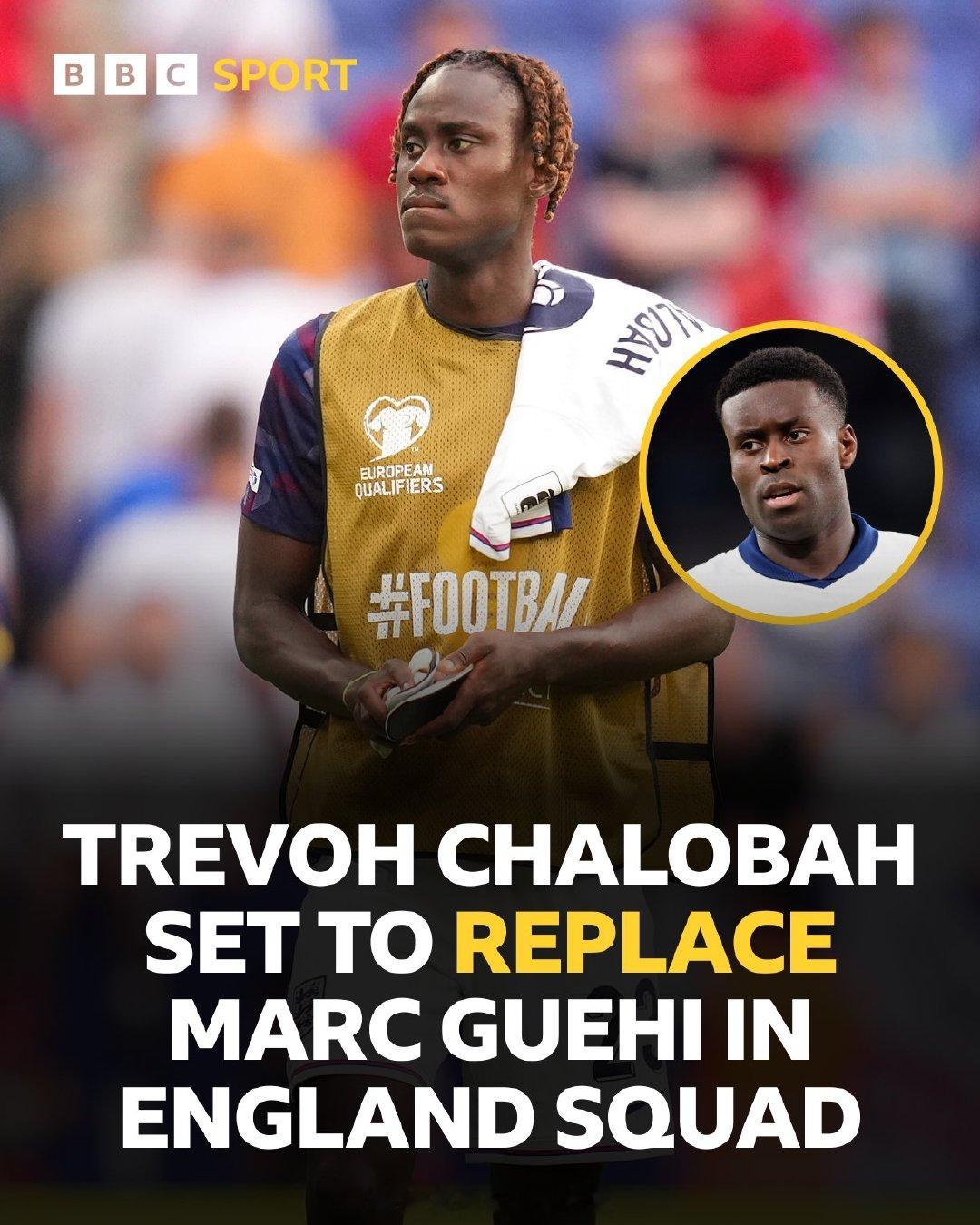 【英格兰队中卫变动】英格兰队主力中卫，水晶宫队长格伊，上周末因伤缺阵联赛，接下来