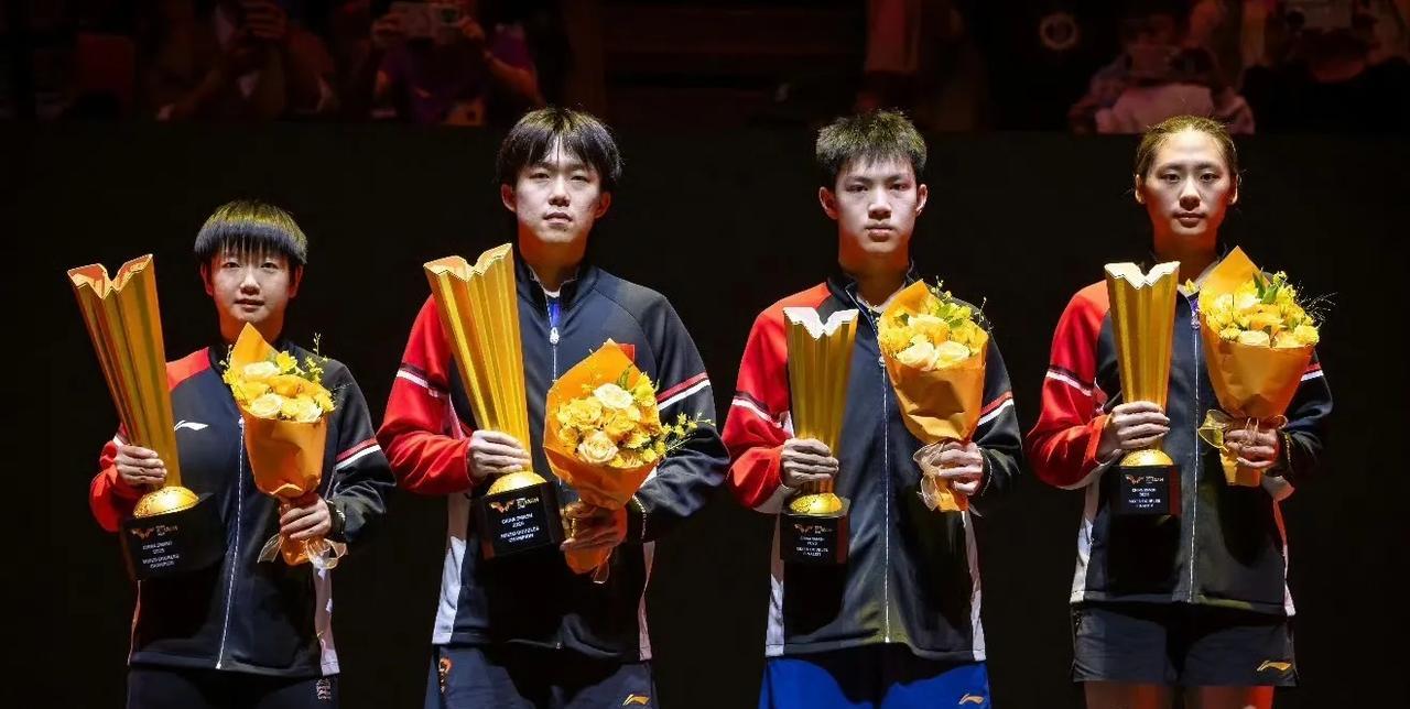 身高:陈熠>王楚钦=黄友政>孙颖莎。成绩:孙颖莎>王楚钦&g