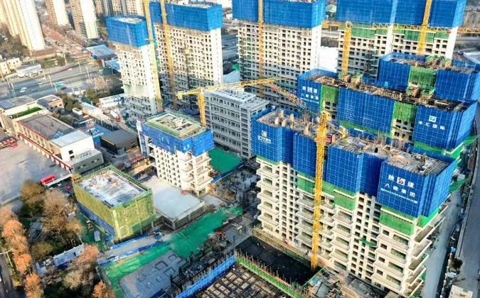 全面按下“加速键”！西安宝石花总部基地总承包工程二标段项目进度条刷新...宝