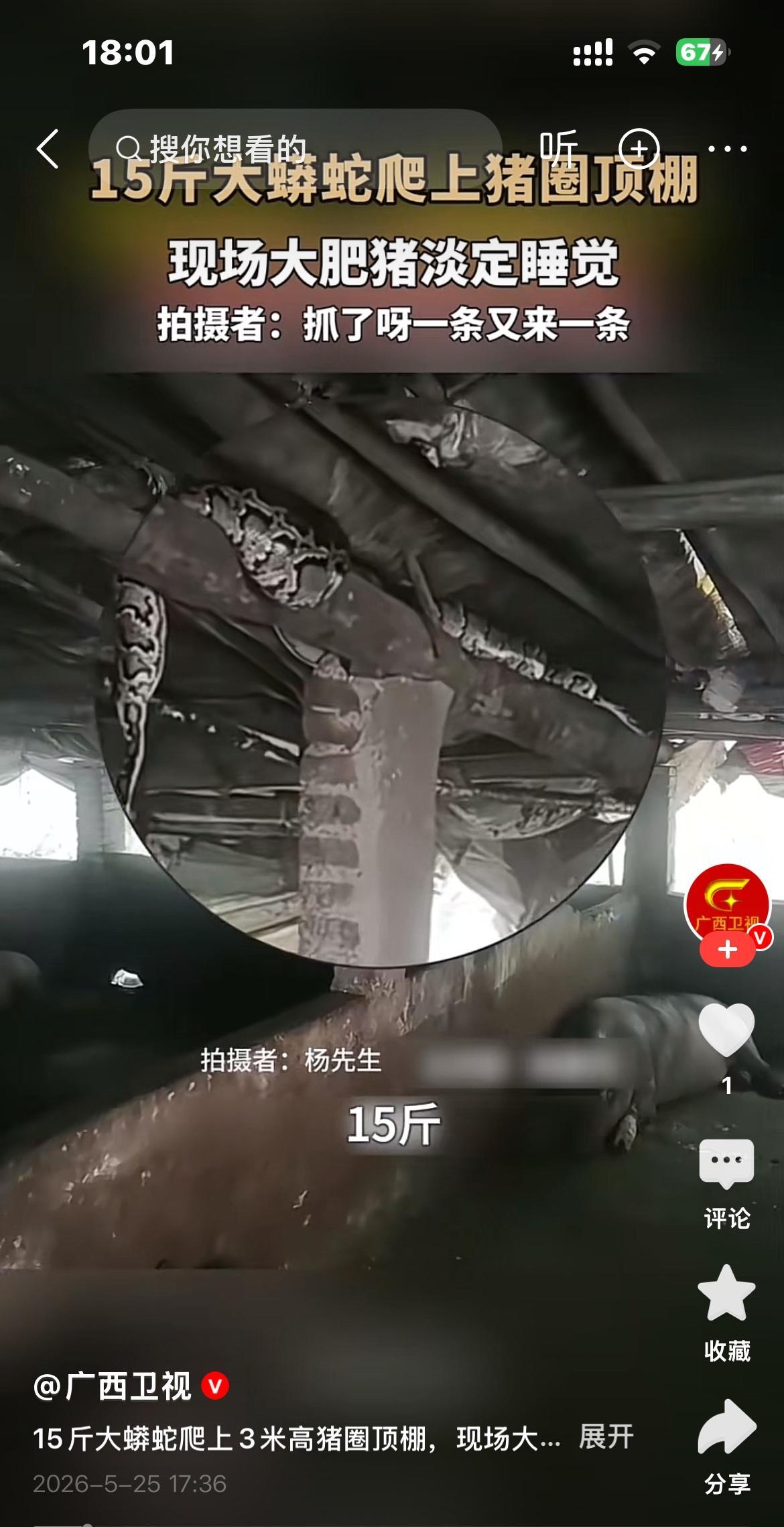 2026年5月25号中午十一点多，广东阳江突然下起了大暴雨，村民杨先生赶紧跑进屋
