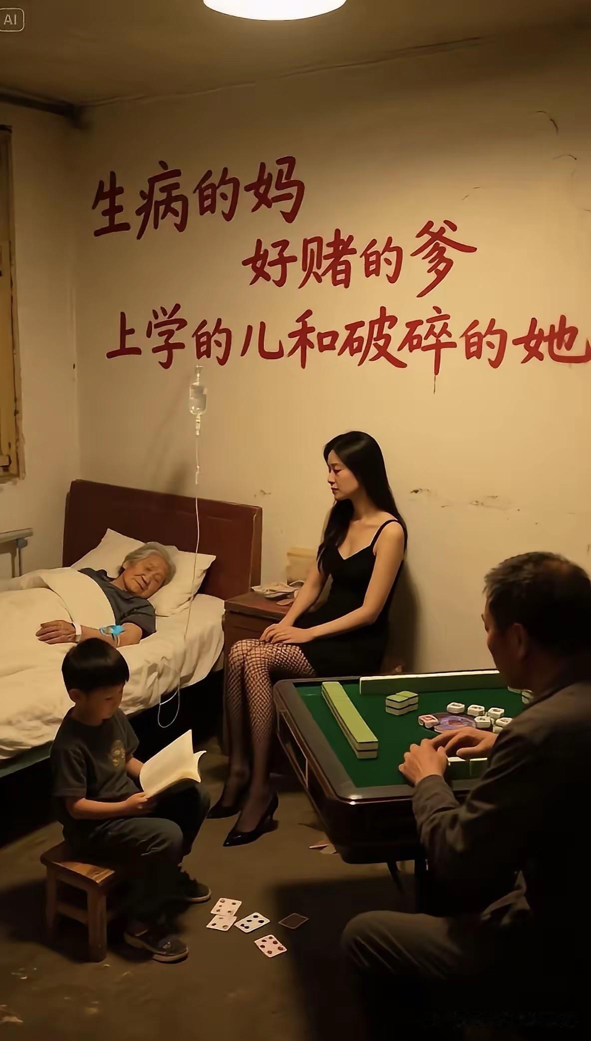 村里有个女人好赌成瘾，离婚后，就一直住在娘家，今年也就40来岁，长得漂亮又有气质