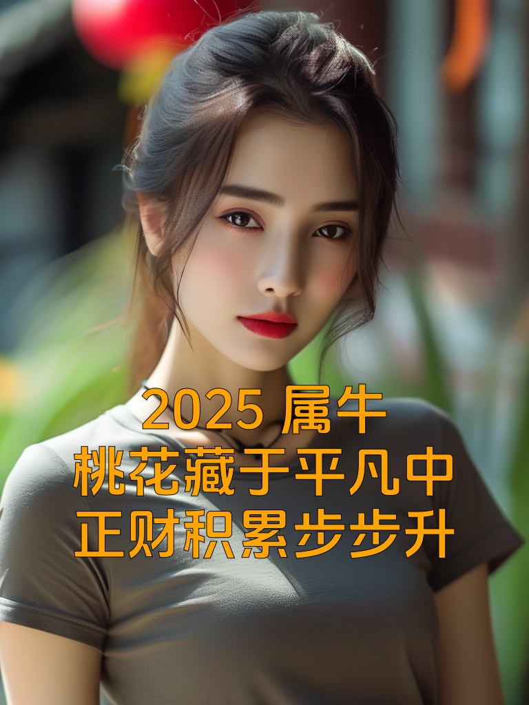 2025属牛：桃花藏于平凡中，正财积累步步升