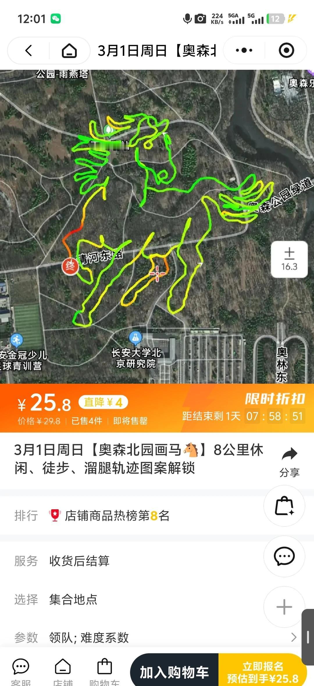 周日奥森画马有没有？徒步丈量世界