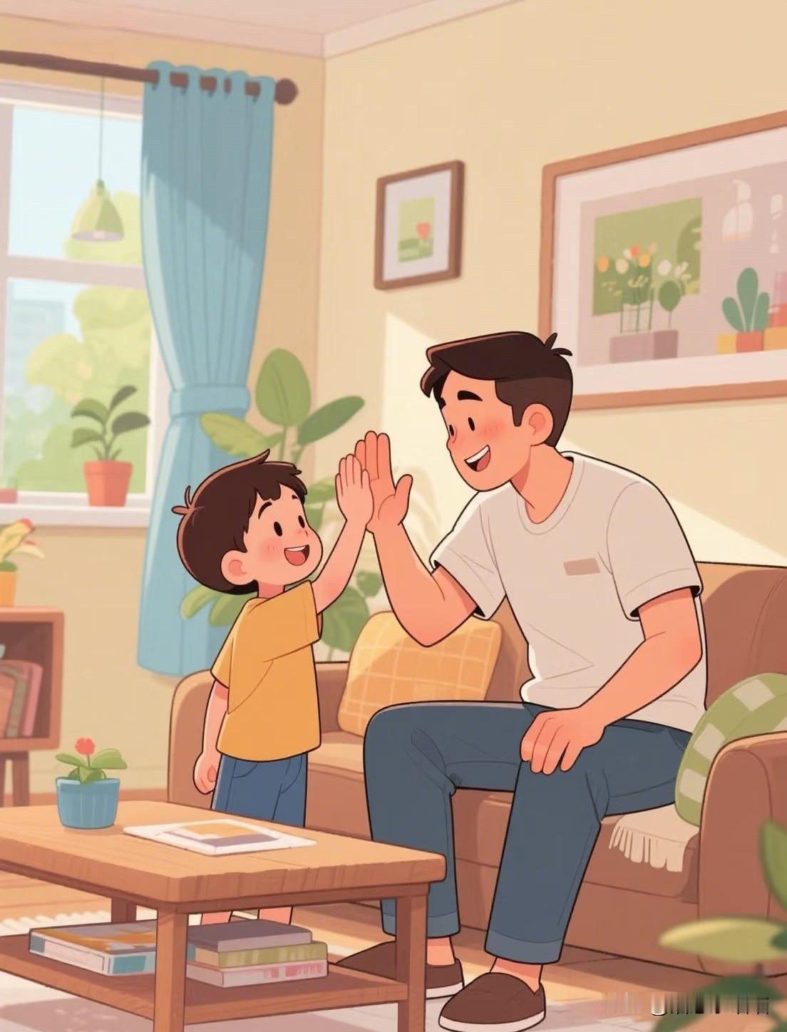 发现一个规律真的挺准的，叫“爸爸影响定律”爸爸爱妈妈，孩子就学会爱爱不