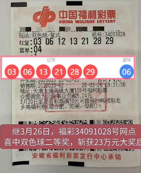 安徽滁州这家福彩店开挂了！不到两月两次二等奖，全因一号之差憾失头奖。安徽滁州