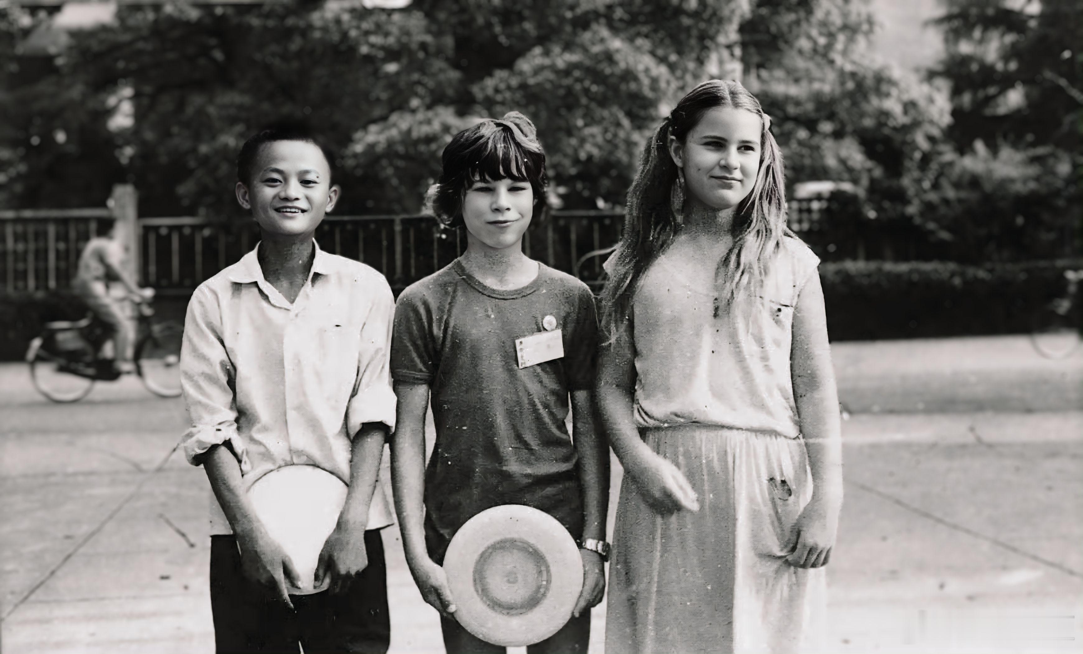 1980年，16岁的马云。