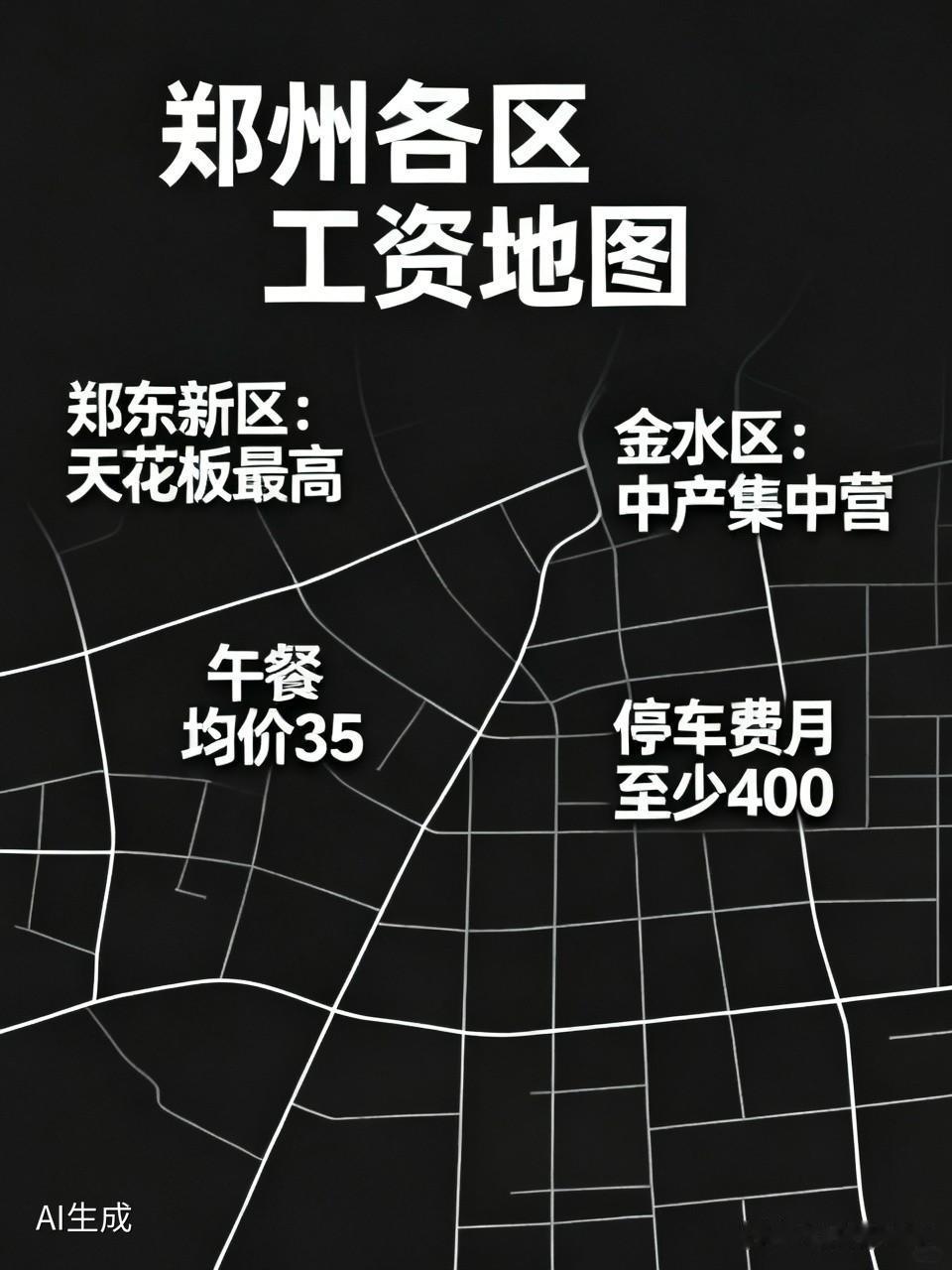 郑州各区工资地图：你在哪个区，决定了你的工资天花板我问了一圈在郑州不同区工作