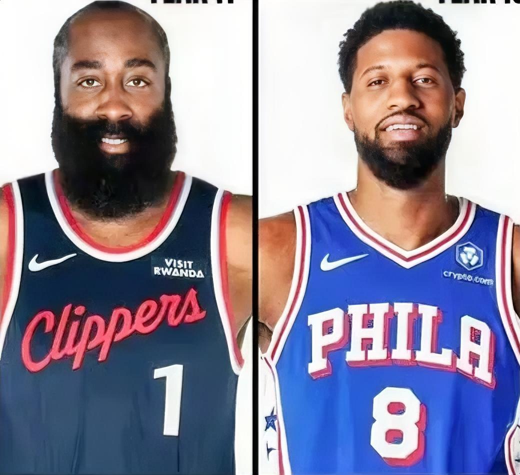 不吹不黑！如今的保罗-乔治和哈登根本不是一个档次的球员！！乔治，35岁，薪水