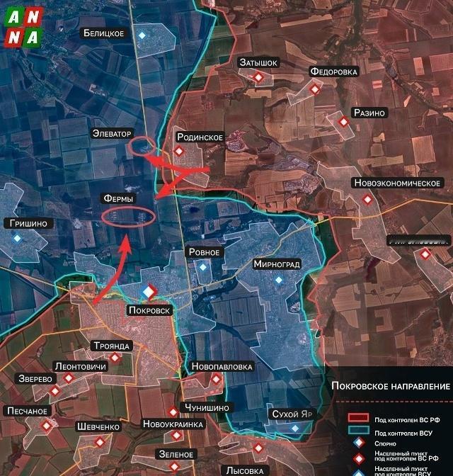 波克罗夫斯克方向的最新情况,这座城市很快就要回到它原来的名字,红军城。