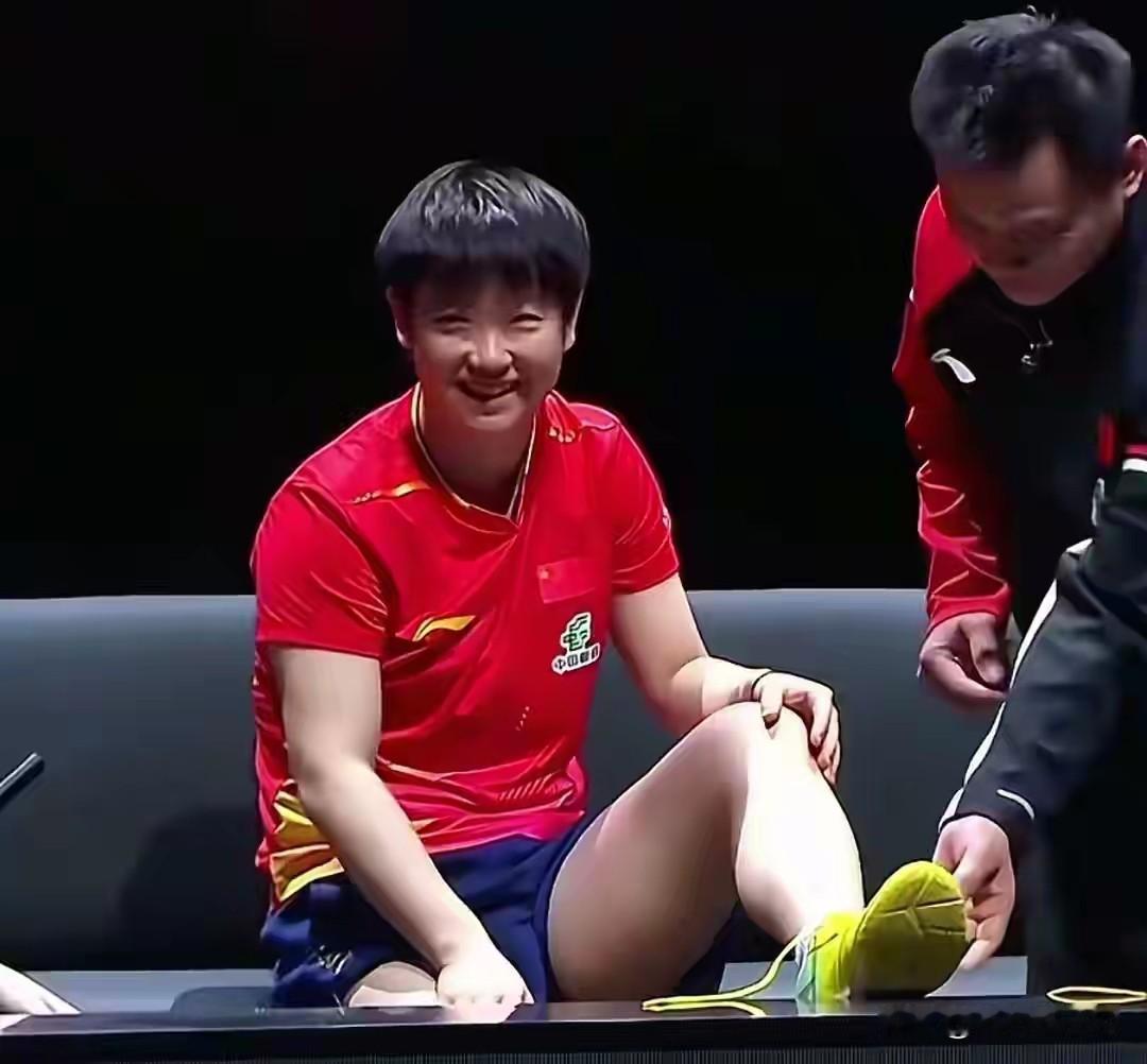 孙颖莎说，等我退役下来，或者怎么样？我肯定还是希望，他们一说到乒乓球队，能立马想
