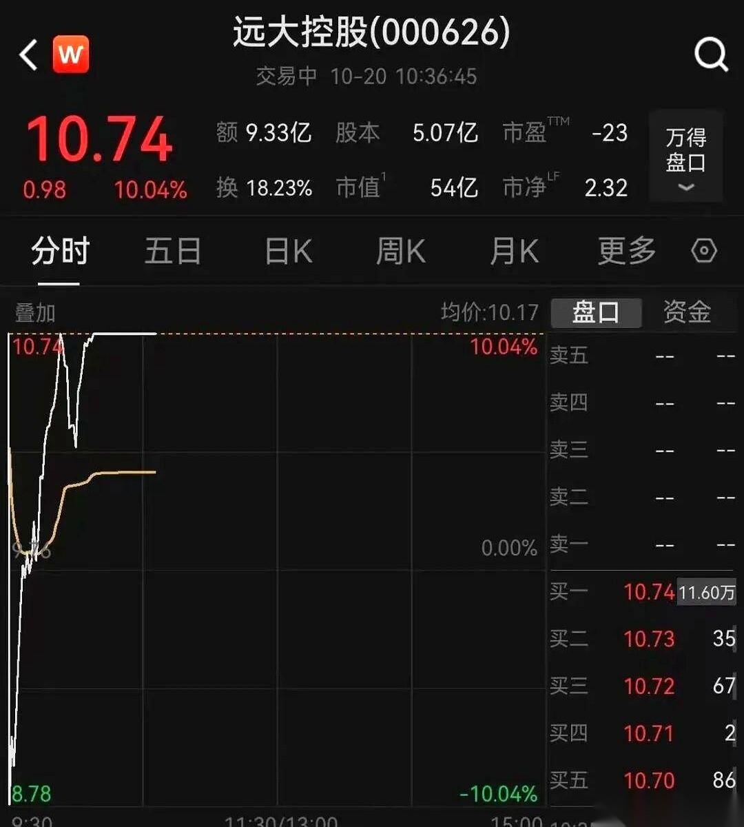 我今天算是开了眼了。真的，A股这个地方，什么魔幻剧情都能上演。开盘，直接给你