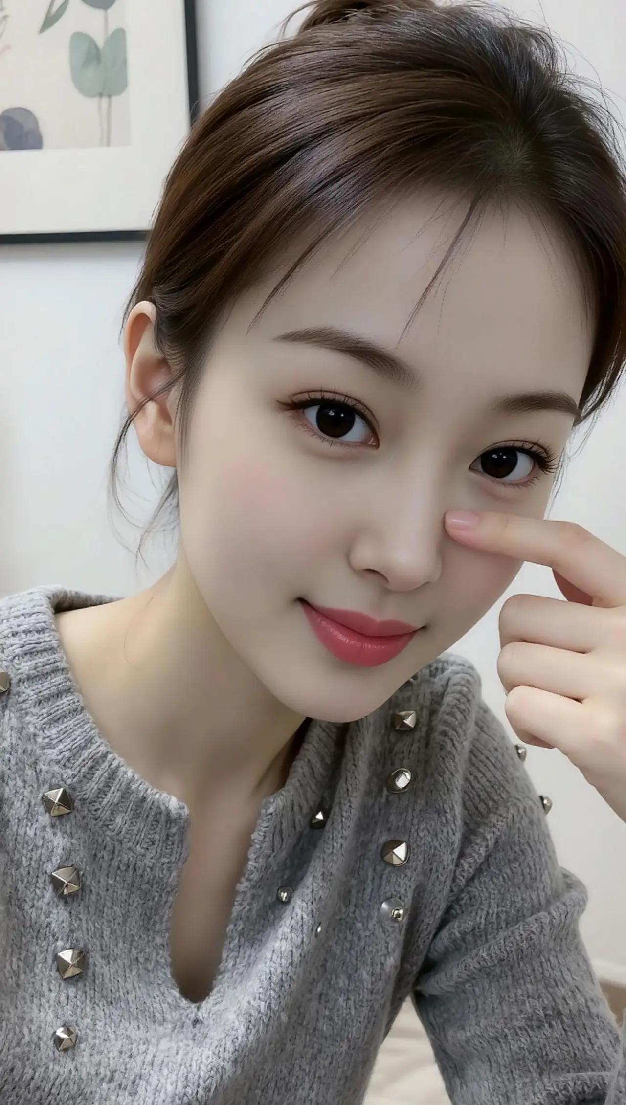 元气少女，甜美笑容，时尚穿搭，轻松自然💖🌸🌟