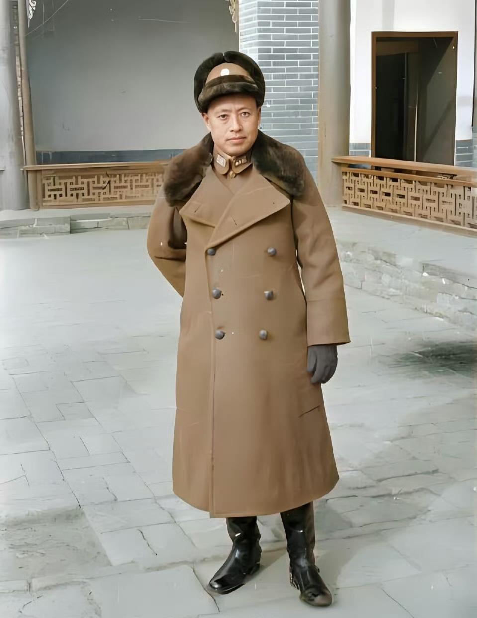1935年冬，抗日爱国将领于学忠在兰州留影，此时他担任甘肃省政府主席。于学忠